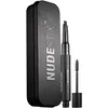 Nudestix, Brow Stylus, Atsparus vandeniui, Double-Ended, Eyebrow Kreminis Pieštukas - Gel 2-In-1, Ash Brown, 0.2 g