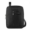Piquadro, Brief 2, Nylon And Leather, Textile Crossbody Bag, Juodas, CA1816BR2/N, For Men