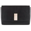 Piquadro, Dafne, Leather Handbag, Sistem RFID, Juodas, 19 cm
