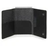 Piquadro, Juodas Square, Leather Wallet, Square Sliding System with Compact for Banknotes, PP4891B3R N, Juodas, For Men