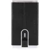 Piquadro, Juodas Square, Leather Wallet, Square Sliding System with Compact for Banknotes, PP4891B3R N, Juodas, For Men