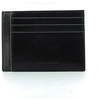 Piquadro, Mėlyna Square, Leather Card Holder, PP2762B2R / N, Juodas, For Men