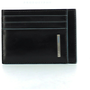 Piquadro, Mėlyna Square, Leather Card Holder, PP2762B2R / N, Juodas, For Men