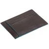 Piquadro, Mėlyna Square, Leather Card Holder, PP2762B2R, Mogano, Unisex