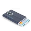 Piquadro, Mėlyna Square, Leather Wallet, Square Sliding System with Money Clip, PP5358B2R-BLU2, Mėlyna, For Men