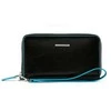 Piquadro, Mėlyna Square, Leather Wallet, Juodas, For Women