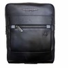 Piquadro, Obidos, Small, Leather Crossbody Bag, Juodas, 22 x 28 x 5 cm, For Men