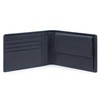Piquadro, Obidos, Leather Wallet, Coin Holder, Mėlyna, For Men