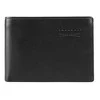 Piquadro, Obidos, Leather Wallet, Slim, PU257W110R-N, Juodas, For Men