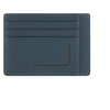 Piquadro, Piquadro, Leather Card Holder, RFID Anti-Fraud Protection, For Men