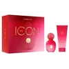 Set Antonio Banderas: The Icon – vandens parfiumas moterims, 100 ml + The Icon drėkinamasis losjonas kūnui, 75 ml
