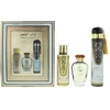 Set Ard Al Zaafaran: Turab Al Dhahab Eau De Parfum For Women, 100 ml + Turab Al Dhahab Dezodorantas Purškiklis For Men, 250 ml + Turab Al Dhahab Room Purškiklis, 300 ml