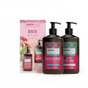 Set Arganicare: Keratin Hair Leave-In Conditioner Shiny, 400 ml + Keratin Hair Šampūnas Repairing & maitininantis, 400 ml