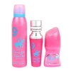 Rinkinys „Beverly Hills Polo Club“: „No. 9“ kvepalai moterims, 50 ml + „No. 9“ rutulinis antiperspirantas dezodorantas moterims, 50 ml + „1982 - Sport 9 Freshness“ kūno purškiklis, 150 ml