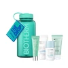 Set Biotherm: Biosource Eliminates Impurities Cleansing Foam, 50 ml + Deo Pure 72h Protection Dezodorantas Roll-On For Women, 75 ml + Aquasource Hyalu Plump Moisturizing Daily Gel Kreminis For Face, 30 ml + Lait Corporel Anti-Dryness Body Milk, 50 ml + Biotherm