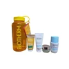 Set Biotherm: Lait Corporel Anti-Dryness Body Milk, 50 ml + Waterlover Anti-Aging Sunscreen Kreminis For Face SPF 50+, 50 ml + Deo Pure 72h Protection Dezodorantas Roll-On For Women, 75 ml + Cera Repair Barrier Repair Kreminis For Face, 15 ml + Biotherm Vanduo Bott
