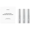 Set Byredo: Colour Stick Multifunctional Eyeshadow Stick Dravite 3.5 g + Colour Stick Multifunctional Eyeshadow Stick Vienna 3.5 g + Colour Stick Multifunctional Eyeshadow Stick 580 Ultramagnetic 3.5 g + Byredo GWP Textile Pouch