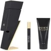 Rinkinys Carolina Herrera: „Bad Boy“ tualetinis vanduo vyrams, 100 ml + „Bad Boy“ tualetinis vanduo vyrams, 10 ml + „Bad Boy“ dušo želė visiems odos tipams, 100 ml