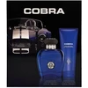 Set Carroll Shelby: Mėlyna Cobra, Eau De Toilette, For Men, 100 ml + Mėlyna Cobra, Dušo želė &amp; Šampūnas 2-In-1, 150 ml