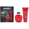Rinkinys Carroll Shelby: Raudona Cobra dušo želė ir šampūnas 2 viename, 150 ml + Raudona Cobra tualetinis vanduo vyrams, 100 ml