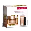 Clarins Veido priežiūros rinkinys brandžiai odai | komplekte: stangrinamasis kremas dekoltė sričiai, 15 ml + stangrinamasis dieninis kremas, 50 ml + Wonder Volume XXL blakstienų tušas, 3 ml