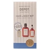 Set Depot: 100 Hair Cleansing No. 103 Pro-Vitamin B5 Hair Šampūnas For Hydration, 250 ml + 200 Hair Treatments No. 202 Botanical Complex Hair Leave-In Conditioner For Hydration, 100 ml + 600 Body Solutions No. 601 Botanical Complex Cleansing Classic Cologn