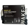 Depot rinkinys Depot: 800 Skin Specifics Nr. 805, hialurono rūgštis, gaivusis gelis veidui, 50 ml + 800 Skin Specifics Nr. 801, aktyvintoji anglis, detoksikuojantis valomasis gelis veidui, 50 ml + 800 Skin Specifics Nr. 804, vitaminas E, anti-senėjimo kremas dienai ir nakčiai,