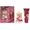 Set Ellen Tracy: Raudona Sensational Eau De Parfum For Women, 100 ml + Raudona Sensational Hydrating Losjonas kūnui, 100 ml