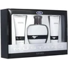 Rinkinys „Ford“: „Mustang Baltas“ tualetinis vanduo vyrams, 100 ml + „Mustang Baltas“ balzamas po skutimosi, 100 ml + „Mustang Baltas“ kūno prausiklis plaukams ir kūnui, 100 ml