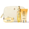 Set Guerlain: Abeille Royale Honey Age-Defying Day Kreminis veidui, 50 ml + Abeille Royale Replumping Oil veidui ir kaklui, 15 ml + Abeille Royale Cleansing Foam, 40 ml