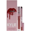 Set Kylie Cosmetics: By Kylie Liquid Lipstick 801 Queen, 3 ml + By Kylie Pieštukas Lip Liner Queen 1.1 g