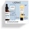 Set Lierac: Protocole Anti-Dark Spots Serum For Face, 30 ml + Sunissime The Sun Velvety Fluid For Face SPF50+, 25 ml