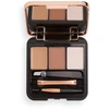 Makeup Revolution London Brow Sculpt Kit rinkinys ir paletė antakiams moterims, 2,2 g