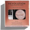 Set Makeup Revolution: Flawless Foils Vegan Eyeshadow Primer, 2 ml + Flawless Foils Vegan Eyeshadow Palette Rival, 2 g