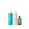 Set Moroccanoil: Hydration Paraben-Free Hair Conditioner Moisture And Shine, 250 ml + Hydration Paraben-Free Hair Šampūnas Moisture And Shine, 250 ml + Moroccanoil Hair Oil Treatment Revitalizing &amp; Fortifying, 50 ml