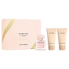 Set Narciso Rodriguez: Cristal, Eau De Parfum, For Women, 50 ml + Cristal, Hydrating, Losjonas kūnui, 50 ml + Cristal, Cleansing, Dušo želė, All Over The Body, For All Skin Types, 50 ml