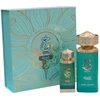 Set Paris Corner: Khair Pistachio Eau De Parfum Unisex, 100 ml + Khair Pistachio Dezodorantas Purškiklis For Women, 200 ml