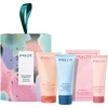 Set Payot: Nue makiažo valiklis Gel, 50 ml + Source Adaptogen Hydrating Kreminis For Face, 30 ml + Rituel Douceur Hydrates Losjonas kūnui Body, 25 ml + Roselift Lifting Eye Patch, 2 vnt., 2 g