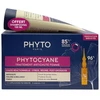 Set Phyto: Set, Phytocyane, Leave In Scalp Treatment Serum, Anti-Hair Loss, 12 pcs, 5 ml *Vial + Phytocyane, Hair Šampūnas, Anti-Hair Loss, 100 ml