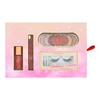 Set Profusion Cosmetics: Liquid Blush Liquid Blush, 7 ml + Lip Tint Liquid Lipstick 6.5 ml + Nudes Eyeshadow Palette 7 Shades, 11 g + Glamour Lashes False Blakstienos, 2 vnt.