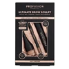 Set Profusion Cosmetics: Ultimate Brow Sculpt Eyebrow Gel Soft Brown 1.8 g + Ultimate Brow Sculpt Defining Eyebrow Kreminis Pieštukas & 2-In-1 Soft Brown 0.07 g + Ultimate Brow Sculpt Eyebrow Pomade Soft Brown, 4 ml