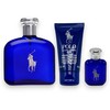 Set Ralph Lauren: Polo Mėlyna Eau De Parfum For Men, 125 ml + Polo Mėlyna Dušo želė Skin All Skin Types, 75 ml + Polo Mėlyna Anti-Perspirant Dezodorantas Stick For Men, 75 g