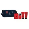 Set Ralph Lauren: Polo Raudona Eau De Toilette For Men, 125 ml + Polo Raudona Eau De Toilette For Men, 40 ml + Polo Raudona Moisturizing After-Shave Balm, 50 ml + Polo Raudona Dušo želė &amp; Šampūnas 2-In-1, 50 ml