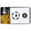Real Madrid Set : , Soap Bar + , Body Sponge + , Hair Styling Wax, 100 g + , Bath Bomb + , Metal Cup Holder Unisex