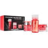 Rinkinys „Rodial“: „Dragon's Blood“ intensyviai drėkinamasis kremas veidui, 50 ml + „Dragon's Blood“ skulptūrinis gelis veidui, 50 ml + „Dragon's Blood“ valomasis micelinis vanduo visiems odos tipams, 100 ml