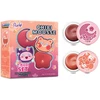 Set Rude Cosmetics: Chibi Mousse Lip & Cheek Balm 2-In-1 Tada!, 4 g + Chibi Mousse Lip & Cheek Balm 2-In-1 Fuzzy, 4 g