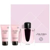 Set Shiseido: Ginza Eau De Parfum For Women, 50 ml + Ginza Moisturizing Losjonas kūnui, 50 ml + Ginza Cleansing Dušo želė For All Skin Types, 50 ml