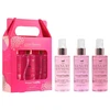 Set The Luxury Bathing Company: Sweet Vanilla & Almond Glaze Hair Scented Mist For Women, 100 ml + Sweet Vanilla & Almond Glaze Refreshing Body Purškiklis Aquatic & Floral, 100 ml + Sweet Vanilla & Almond Glaze Shimmering Body Purškiklis, 100 ml