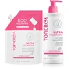 Set Topicrem: Ultra Hydratant Body Milk Papildomas, 500 ml + Ultra Hydratant Body Milk Refill, 500 ml