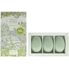 Set Trio Woods Of Windsor Lily Of The Valley Moisturizing Massage Soap Bar Shea butter, 3 vnt., 60 g